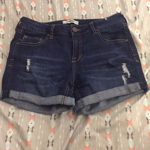 *BOGO 50%*Refuge dark wash jean shorts